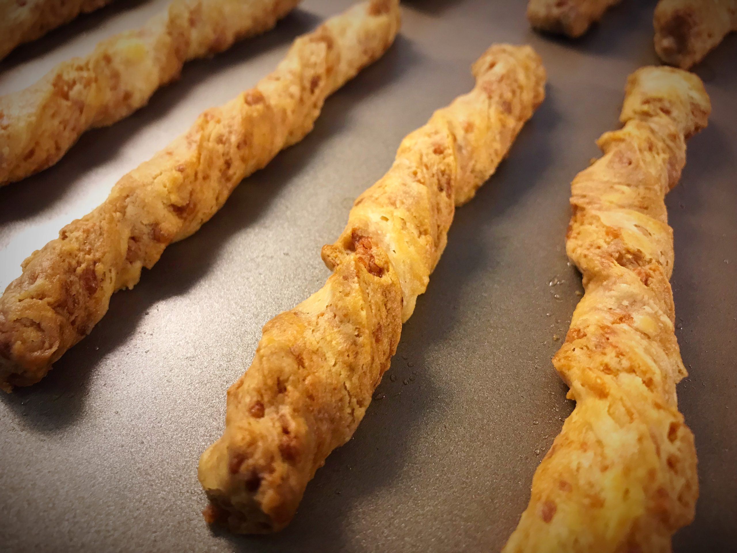 Flaky buttery Cheese straw twists