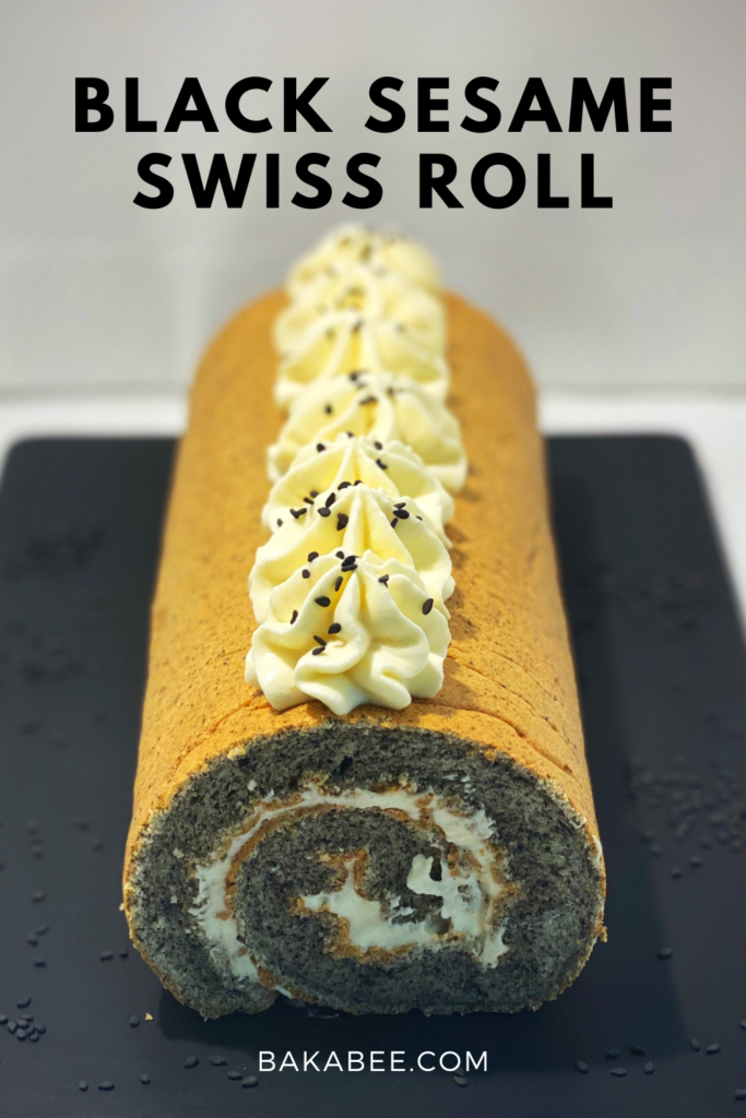 Bakabee_Black Sesame Swiss Roll