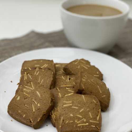 Coffee almond cookies Bakabee