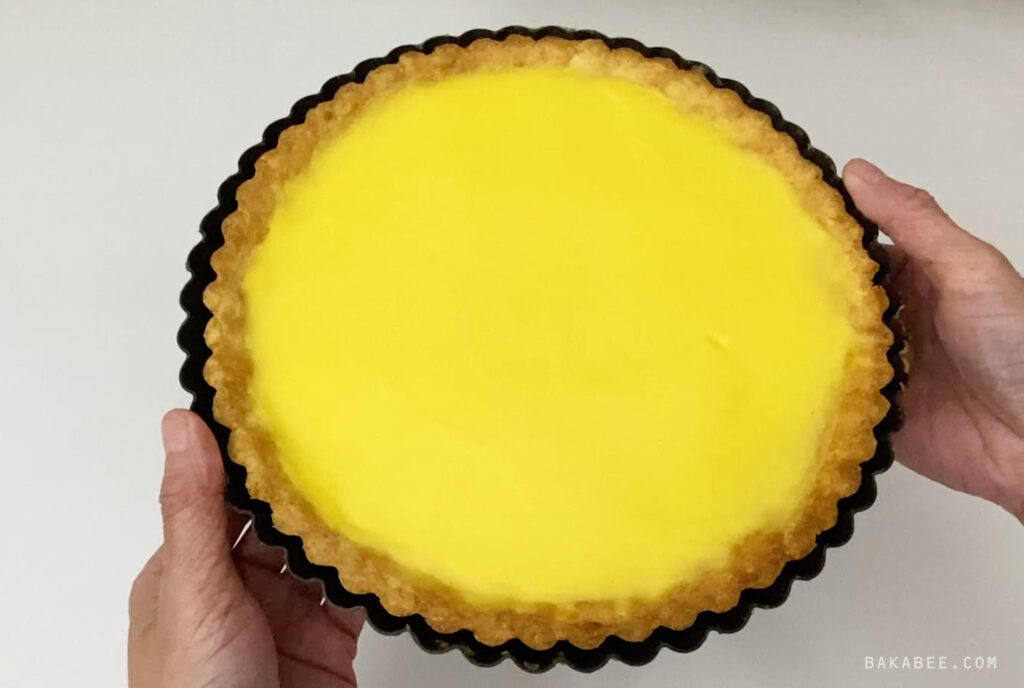 Lemon curd tart 