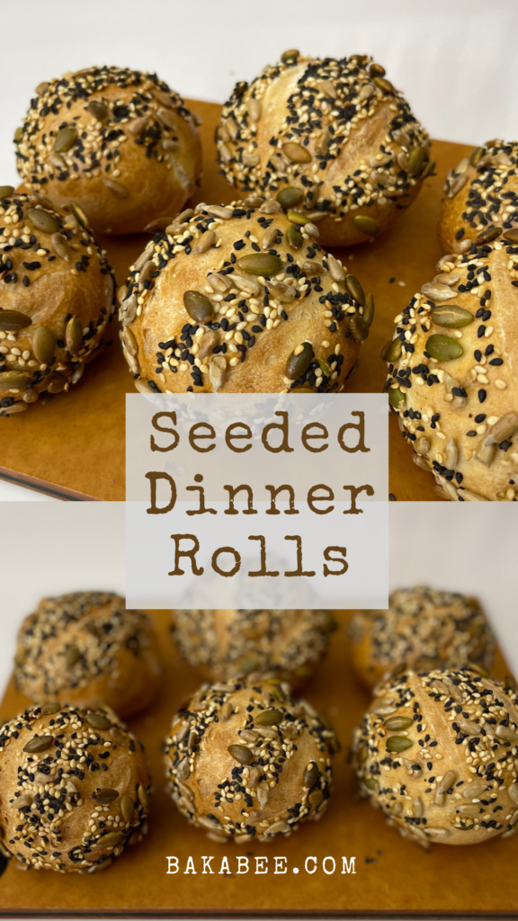 Seeded Dinner Rolls for Pinterest