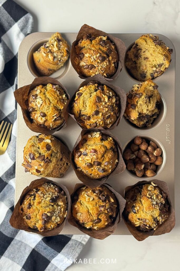 Chocolate Chip Hazelnut Muffins