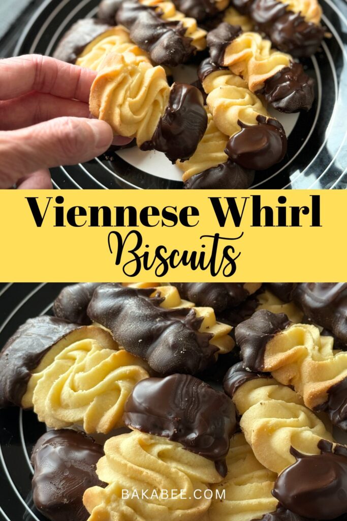 Pinterest Pin Viennese Whirl Biscuits