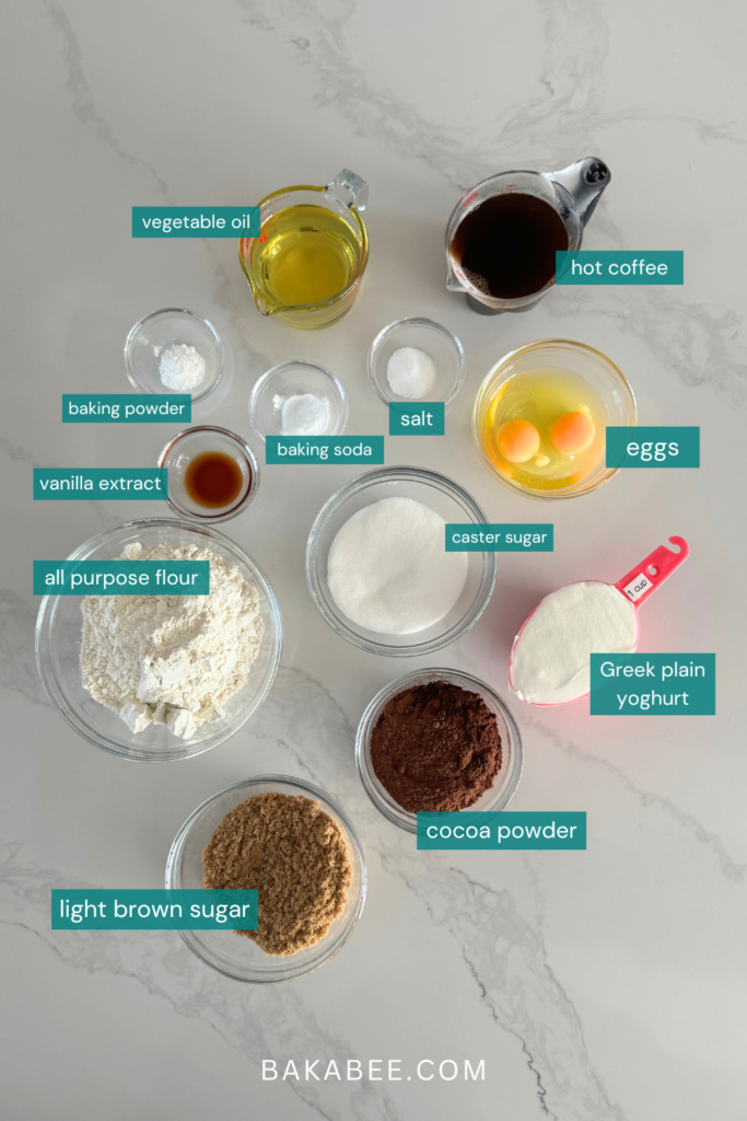 chocolate yoghurt cake ingredients