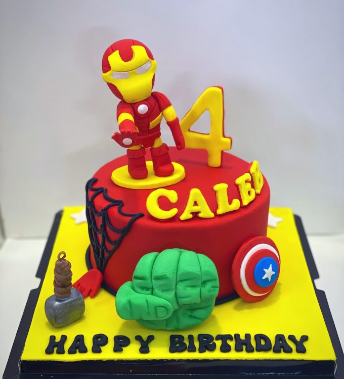 Avengers themed cake Singapore
