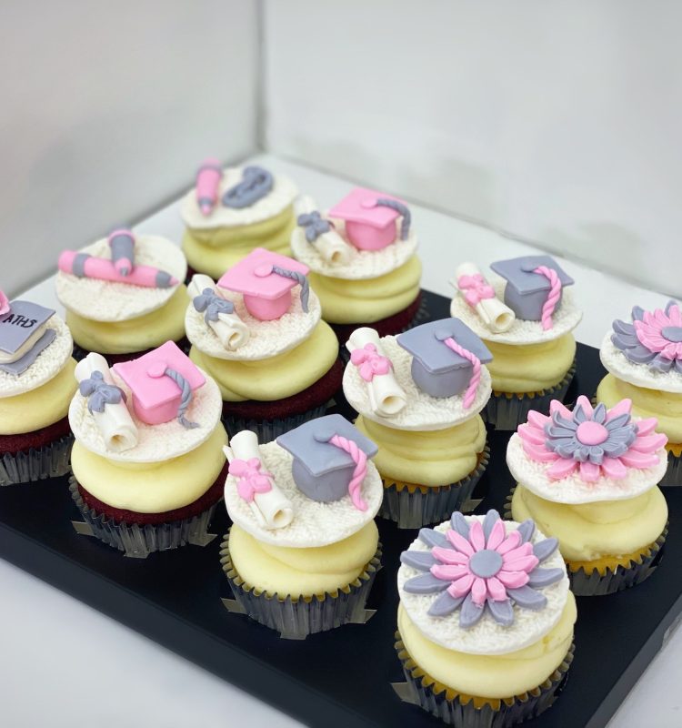 Graduation themed customized cupcakes Singapore