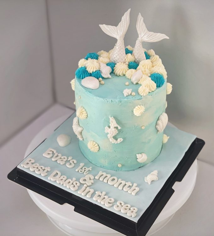 mermaid Sea themed cake