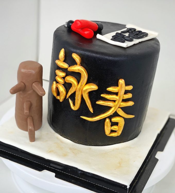Kung Fu theme customized cake Singapore