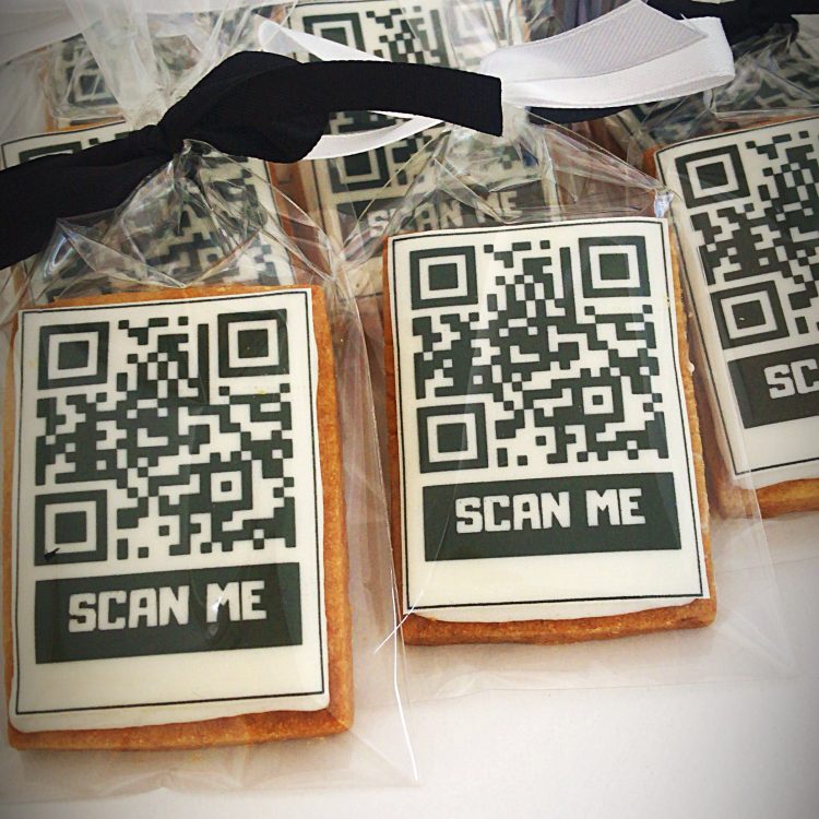 Scan Me QR code corporate cookies Singapore