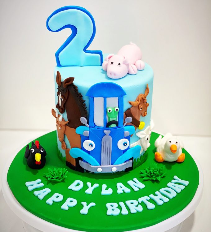 Little Blue Truck storybook cover cake