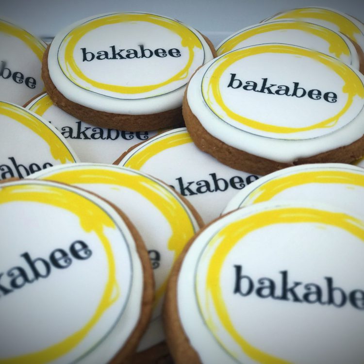 Bakabee Pro edible prints logo cookies