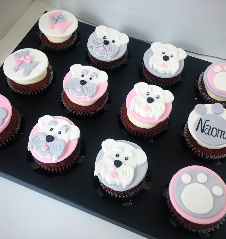 schnauzer cupcakes