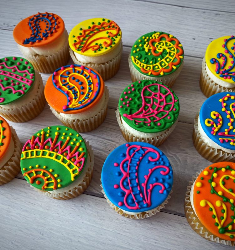 Diwali theme cupcakes