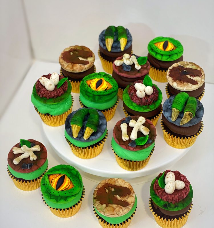 Jurassic World cupcakes Dinosaur cupcakes Singapore