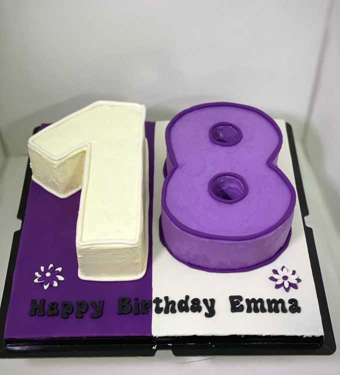 Number Cake customized cake in Singapore