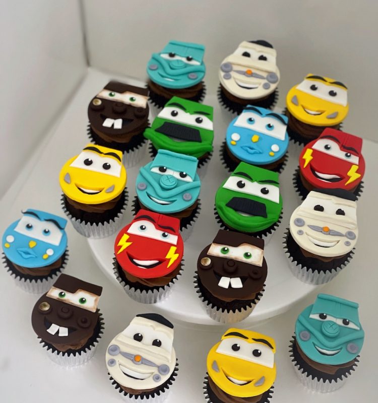 Pixar Disney Cars Customized Cupcakes Bakabee