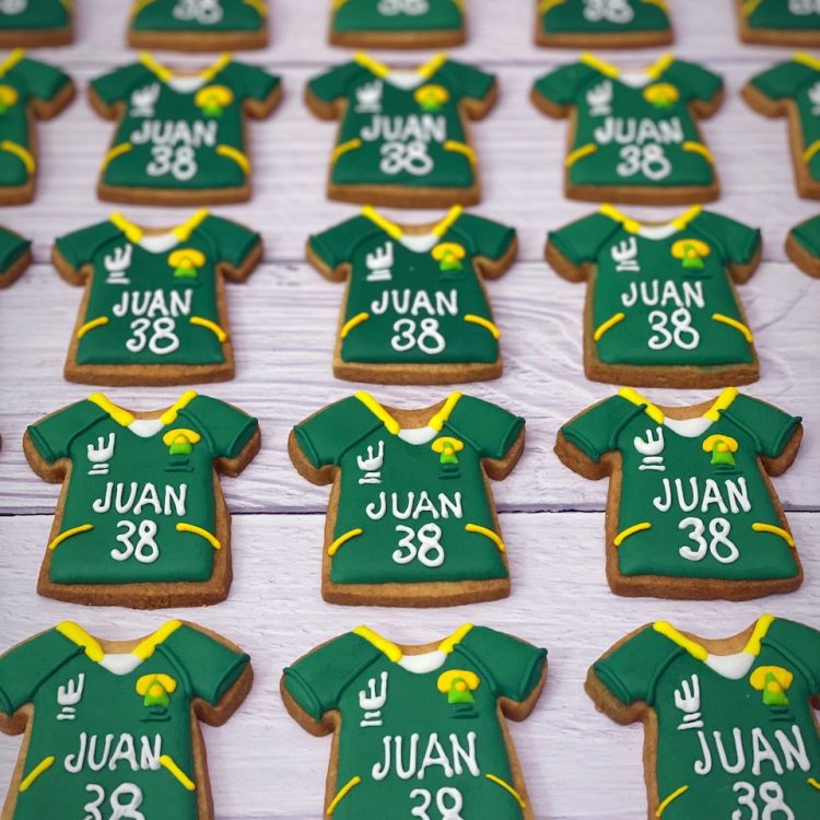 South African Rugby Jersey Customized cookies Singapore