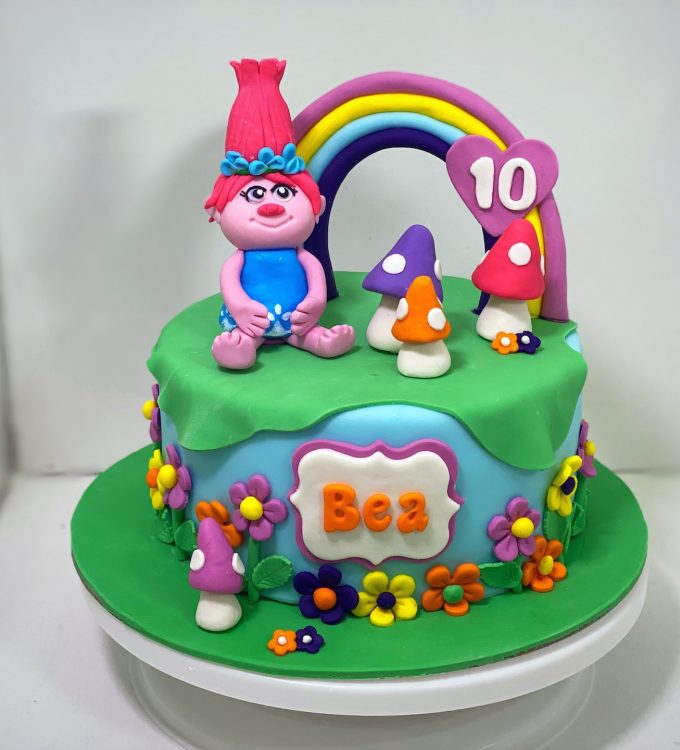 Troll themed customized cake Singapore